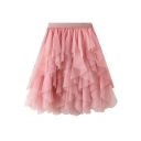 Summer skirt mini skirt fairy net skirt tulle skirt women's short skirt