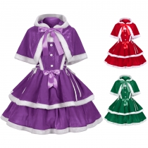 New medieval Christmas outfits, party themed Christmas costumes, 2024 Christmas dresses, COS stage performance costumes