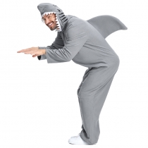 Halloween one-piece pajamas party animal performance costume ocean shark costume great white shark doll dress up