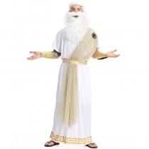 Halloween costumes Greek story Zeus King of Olympus character stage costumes