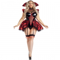 M-XL Halloween costumes, vampire devil costumes, Gothic court queen costumes