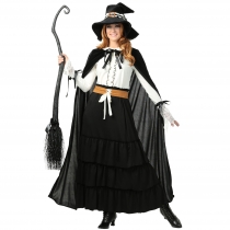 Magic witch cloak evil witch costume halloween costume