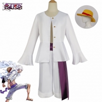 Luffy cosplay clothes One Piece Sun God Nika cosplay clothes straw hat shoes props costume