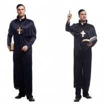 Halloween cosplay costumes, adult masquerade costumes, priest costumes, priest costumes