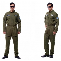 Halloween cosplay costumes Adult astronaut costume green camouflage costume