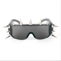 New arrival European and American trendy manufacturing trendy cool personality fashion rivet sunglasses