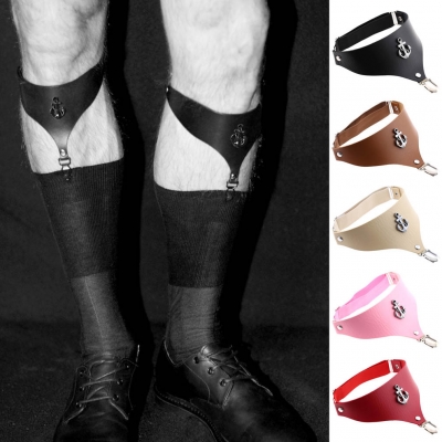 Original men's and women's anti-wrinkle, anti-slip, anti-slip duckbill buckle anchor garter socks clip sexy thigh ring garter