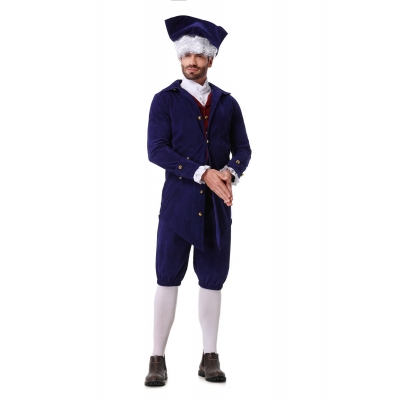 Holiday dress ccosplay Washington lawyer suit Halloween cosplay retro lawyer performance costume