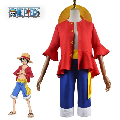 Luffy cosplay clothes One Piece clothes two years later second generation cosplay clothes straw hat shoes props costume