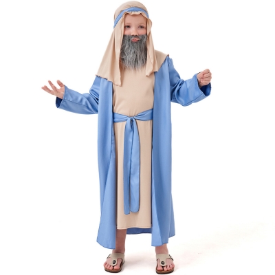 Halloween costume Arab grandpa new Middle Eastern shepherd elder clothes