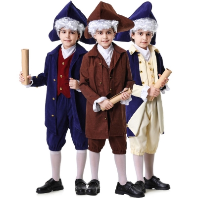 American lawyer children's suit new product role play Washington lawyer retro tuxedo