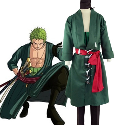 One Piece Zoro COS clothing Wano Country Zoro two years later Straw Hat role play cosplay anime costume