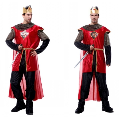 Halloween cosplay costumes men adult stage costumes mask ball king costume