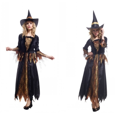 Christmas Cosplay Costume Adult Masquerade Witch Performance Costume Witch Skirt