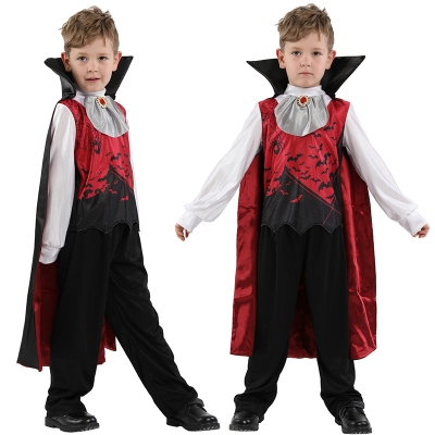 Halloween children's costumes boys' horror vampire costumes performance costumes vampire cos ghost clothes