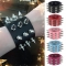 European and American Harajuku punk style non-mainstream exaggerated leather bracelet tapered tip rivet three-row leather bracelet bracelet