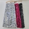 Chic silver sequined skirt for women, new style for spring and autumn, high waist, slim design, niche medium and long straight skirt