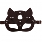 European and American personality PU leather fox mask, party masquerade decoration mask for men and women, eye mask