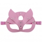 European and American personality PU leather fox mask, party masquerade decoration mask for men and women, eye mask