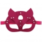 European and American personality PU leather fox mask, party masquerade decoration mask for men and women, eye mask