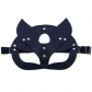 European and American personality PU leather fox mask, party masquerade decoration mask for men and women, eye mask