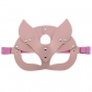 European and American personality PU leather fox mask, party masquerade decoration mask for men and women, eye mask