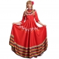 European and American style Mexican element dance skirt with headgear Large skirt festival performance costume three-color selection