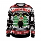 2024 Autumn New Christmas Round Neck Sweater Christmas Snowflake Character Digital Printing Clothing