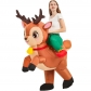 Christmas Elk Costume Cartoon Doll Performance Activity Props Inflatable Costume Adult