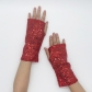 Short sequined fingerless gloves reflective sequined nightclub gloves stage performance gloves