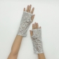 Short sequined fingerless gloves reflective sequined nightclub gloves stage performance gloves