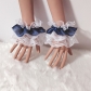 Lolita short lace sleeve gloves three-layer lace sexy accessories Japanese soft girl sleeve wrist decorations