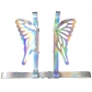 European and American new PU leather angel butterfly wings straps laser colorful reflective restraint body straps