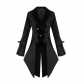 Christmas new short coat Gothic dark women's clothing sexy lace tuxedo slim jacket dress