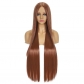 100CM1 meter middle part cosplay wig black pink multi-purpose straight hair anime long style spot