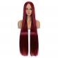 100CM1 meter middle part cosplay wig black pink multi-purpose straight hair anime long style spot