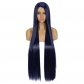 100CM1 meter middle part cosplay wig black pink multi-purpose straight hair anime long style spot