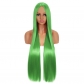 100CM1 meter middle part cosplay wig black pink multi-purpose straight hair anime long style spot