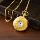 Retro romantic British style Roman numeral quartz large pocket watch, gift and commemorative watch for men and women