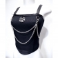 2024 new hot girl top Diablo sexy pentagram chain camisole small vest female