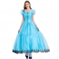 Halloween costumes adult Alice fantasy wonderland princess costume fairy tale princess dress stage costume