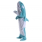 Dolphin sleeping bag adult TV blanket office one-piece pajamas wearable blanket winter warm shark hooded cartoon one-piece