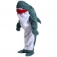 Dolphin sleeping bag adult TV blanket office one-piece pajamas wearable blanket winter warm shark hooded cartoon one-piece