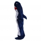 Dolphin sleeping bag adult TV blanket office one-piece pajamas wearable blanket winter warm shark hooded cartoon one-piece