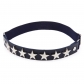 Leather elastic leg ring punk alloy five-pointed star rivet personality thigh ring thigh chain decorative garter