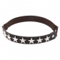 Leather elastic leg ring punk alloy five-pointed star rivet personality thigh ring thigh chain decorative garter