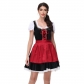 2024 New German Munich Beer Festival Stage Performance Costume Maid Costume Short Sleeve Dress