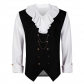 Halloween European and American spring and autumn men's literary medieval steam punk vampire top dress stage costume