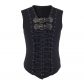 Hot sale new European and American punk men's rope sleeveless vest Gothic vest men