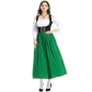 Halloween new adult medieval farm maid Munich Oktoberfest long skirt costume